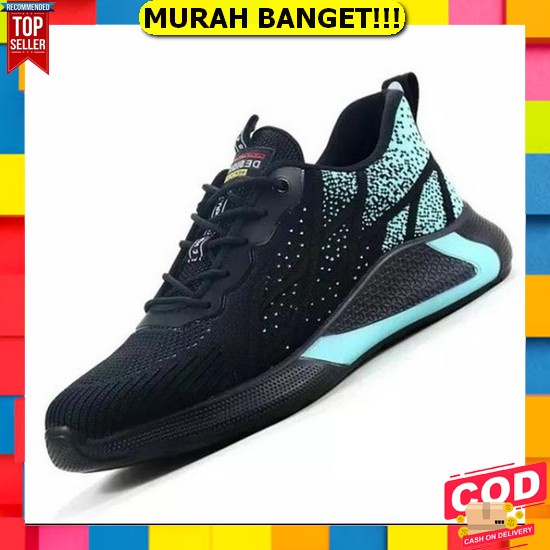 【Cod】❤️Sepatu Pria Impor Sneakers Pria Sporty Men Fashion Breathable Untuk Outdoor Olahraga Lari Kas