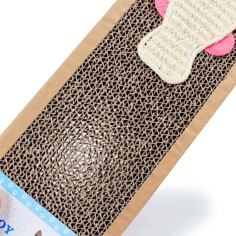 [Elegan] Papan Garukan Kucing Bergelombang Kertas Lantai Sofa Abreaction Couch Cat Scratcher