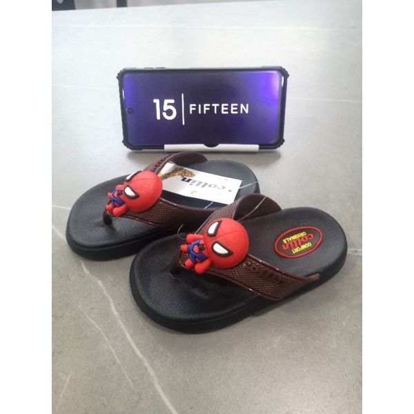 15 SHOP --- NEW ! ! ! SIZE: 24-35 Sandal Anak Laki-laki Sandal Jepit Model karakter Spiderman ( 2 - 9 Tahun ) 6265-1