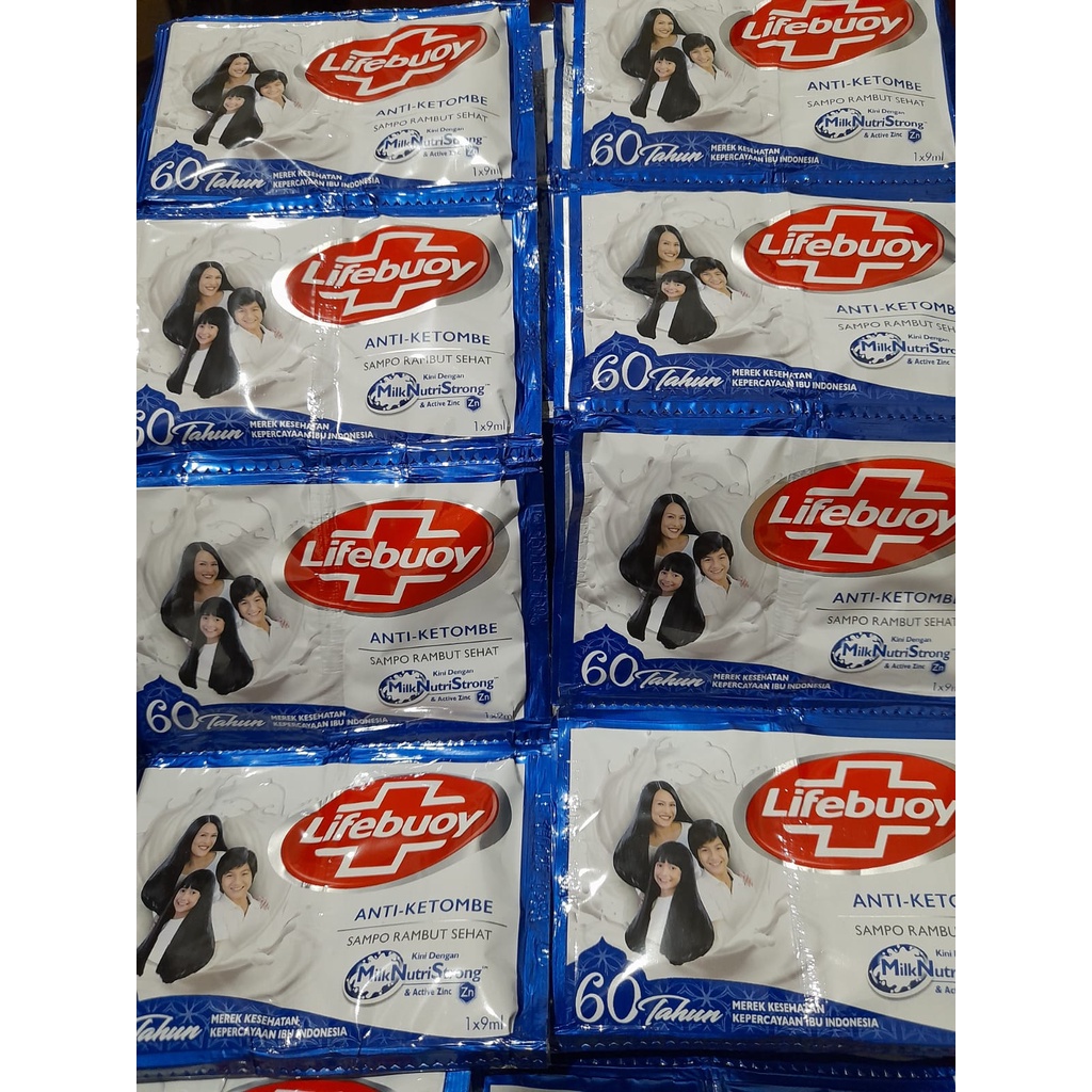 lifebuoy shampo 1 renceng isi 12 sachet (24 pcs) WARNA RANDOM