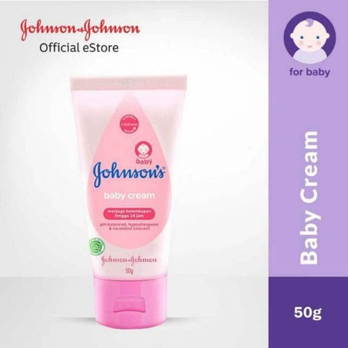 Johnson's Cream 50g ( cream bayi_pelembab bayi_nutrisi wajah bayi)