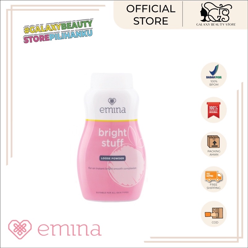 EMINA BRIGHT STUFF LOOSE POWDER / BEDAK TABUR EMINA