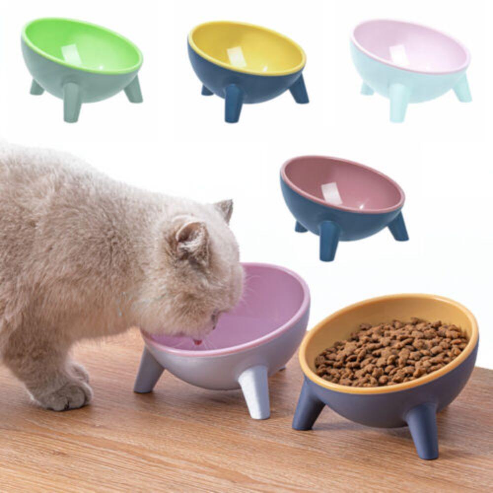 Solighter Mangkuk Makan Wadah Kenyamanan Pet Elevated Bowl