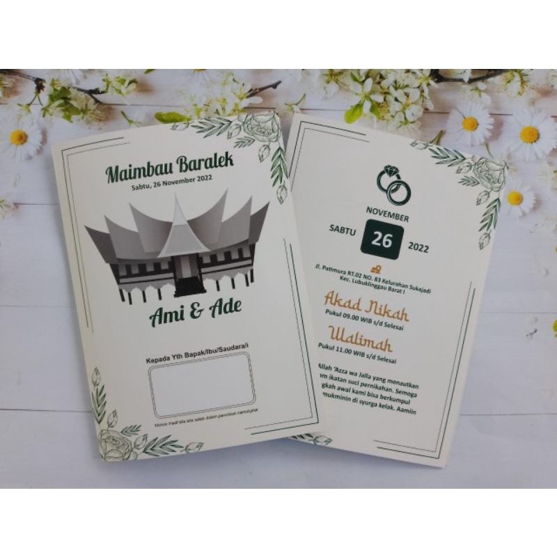 UNDANGAN || UNDANGAN  CUSTOM || UNDANGAN MURAH