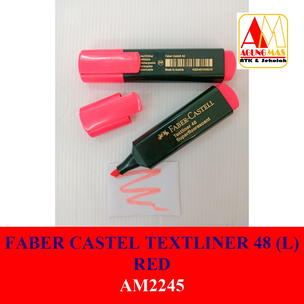 

FABER CASTEL TEXTLINER 48 (L) RED
