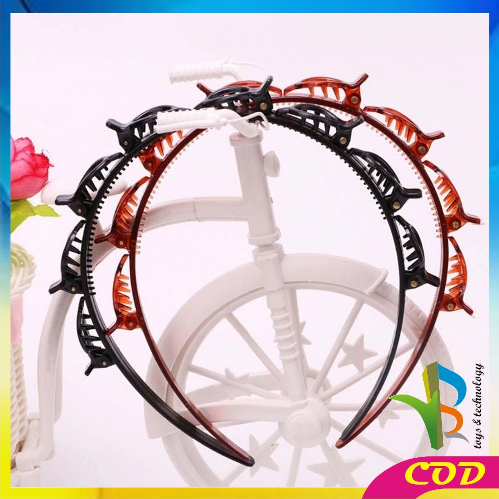 RB-C71 96 Headband Bando Korea Style Bandana Polos Bendo Kain Motif Impor / Bando Jepit Rambut