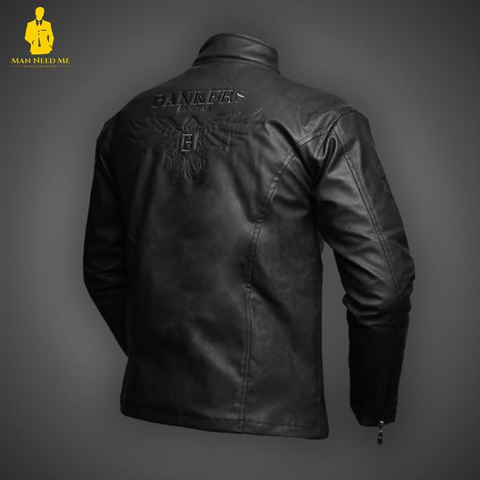 Jaket Pria | Jaket Motor Pria | Jaket Kulit Pria Hitam / Coklat