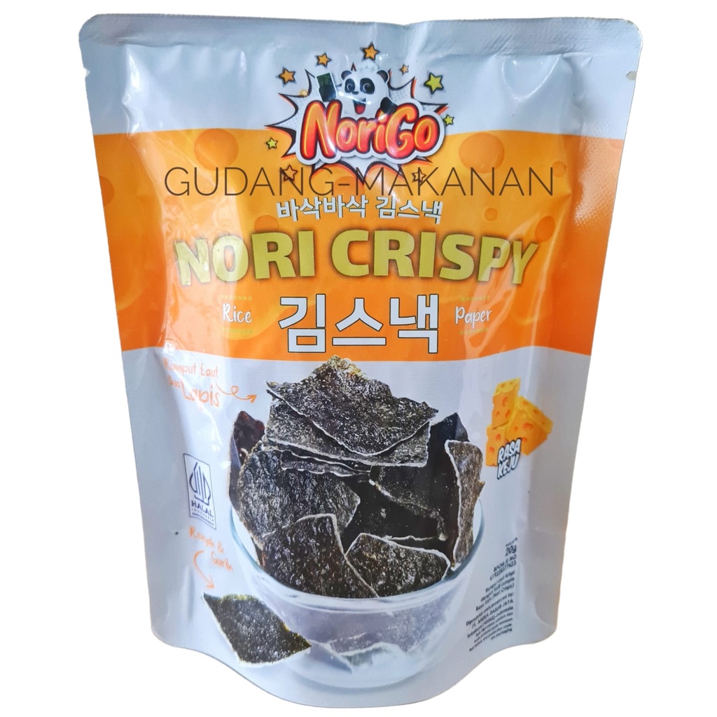 Nori Crispy Rasa Keju / NoriGO Cheese 20gr