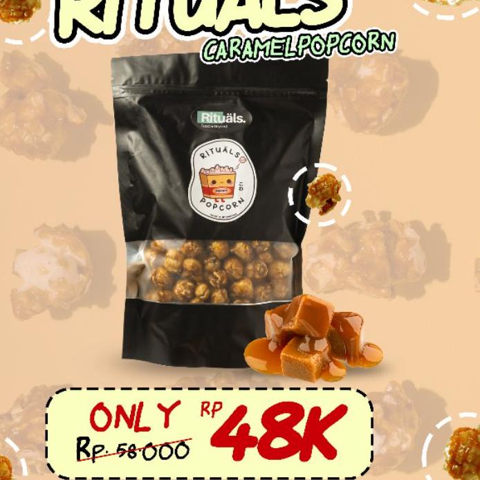 

D94✧ Rituals Popcorn Caramel Large - Homemade by Willy Kun Barang Laris