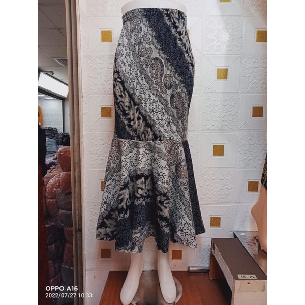 Realpict rok duyung prisket batik//rok batik modern//rok prisket//rok duyung batik