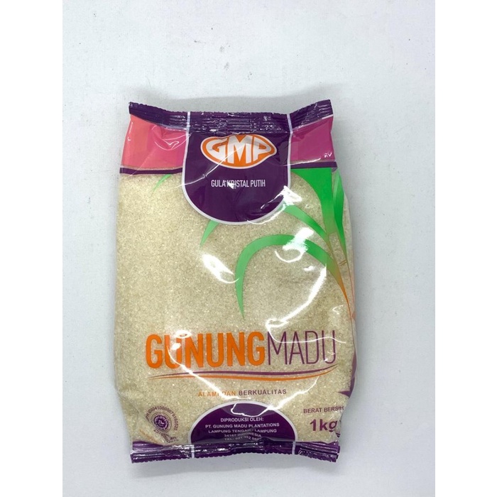 

GULA PASIR KEMASAN GMP GUNUNG MADU 1 KG