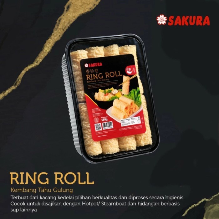 

Harvestmoon Sakura Bean Curd Ring Roll Kulit Tahu Gulung