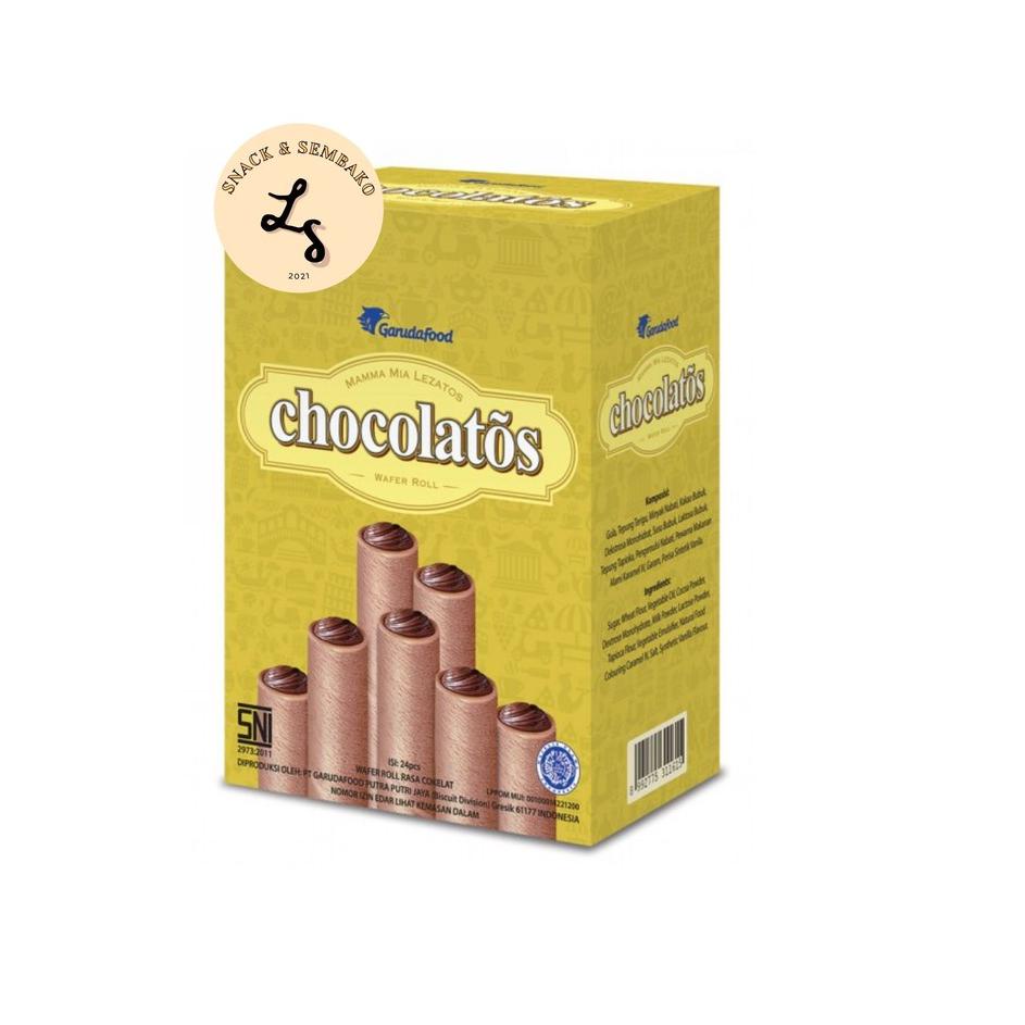 

4.4 STOK READY Gery Chocolatos Wafer Cokelat Stick 500 Isi 24 pcs