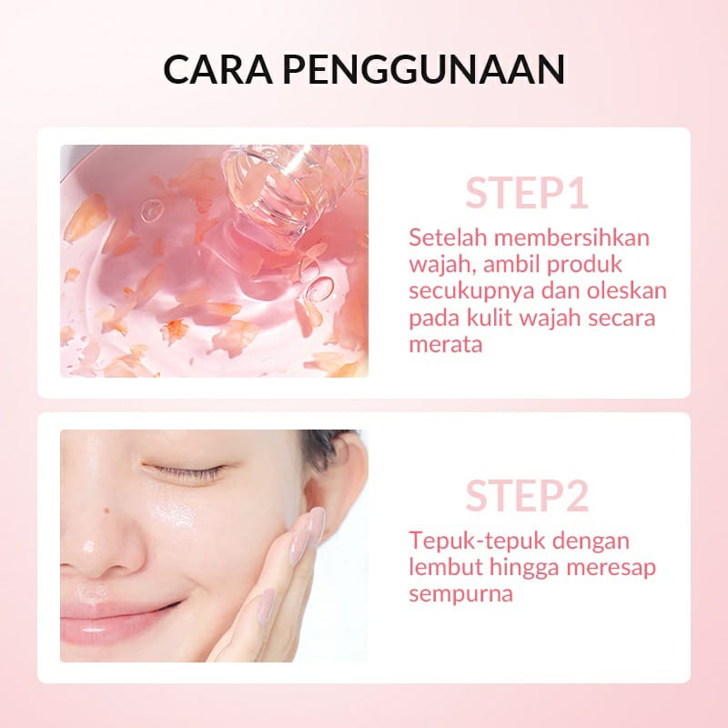 BIOAQUA Flower Series Rose Petals Toner Wajah 250ml Brightening Toner  Hydrating Toner