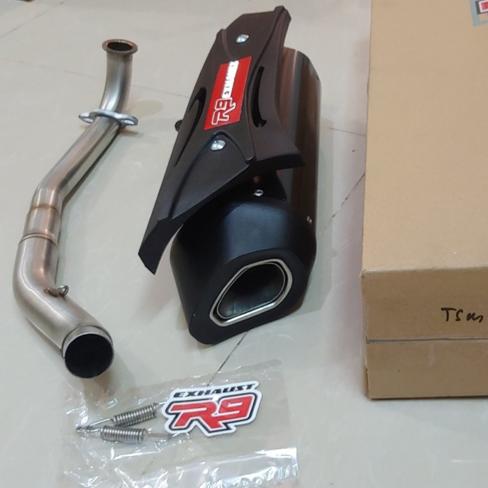 Knalpot R9 Misano Ss Series Beat Fi / Scoopy Fi / Beat Street Dll #Original