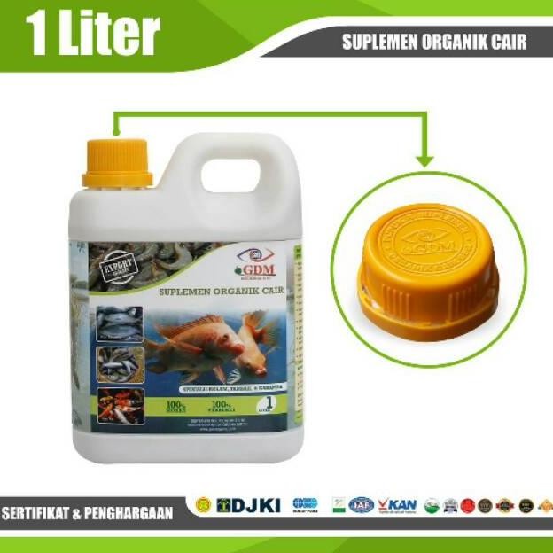 Suplemen Organik Gdm Untuk Perikanan 1 Liter