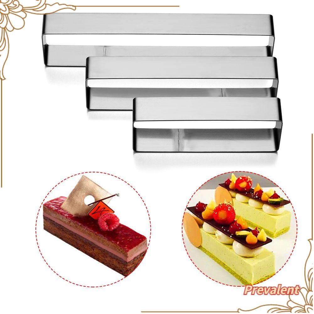 Preva Pemotong Kue Kering Persegi Panjang Ring Stainless Steel Baking