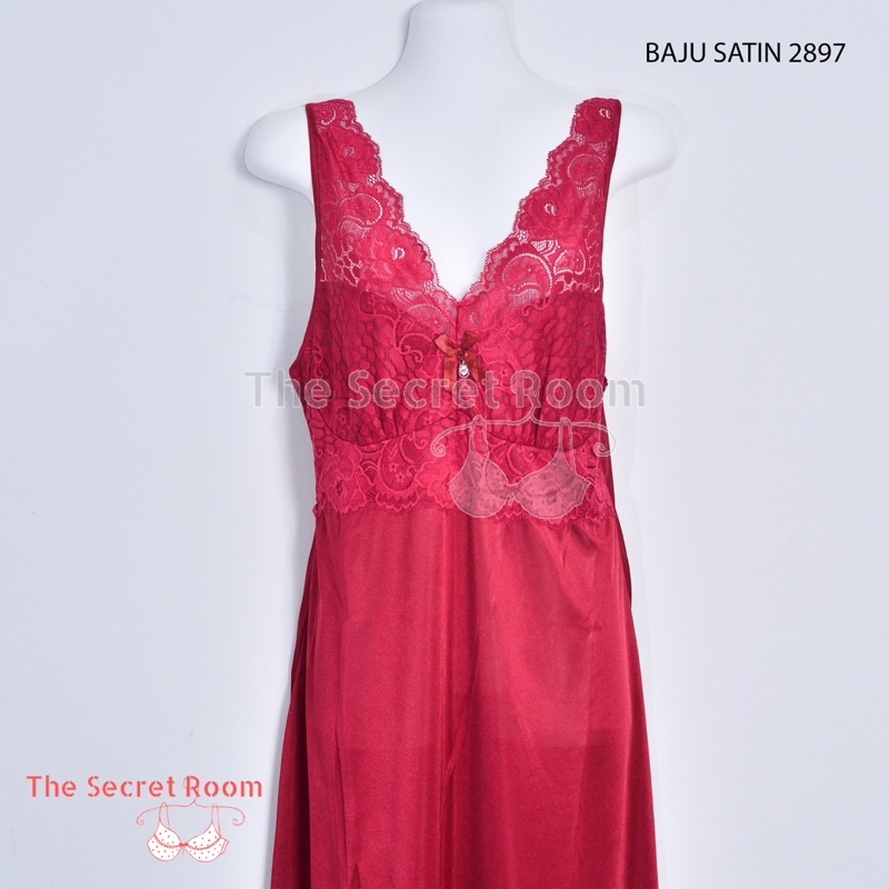 TALLY BAJU TIDUR KIMONO / LINGERIE SET 2897 | FREE SIZE | BAHAN SATIN PREMIUM