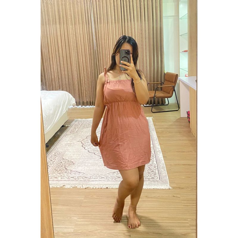 DRESS PENDEK DASTER TALI BALI SEKSI MURAH
