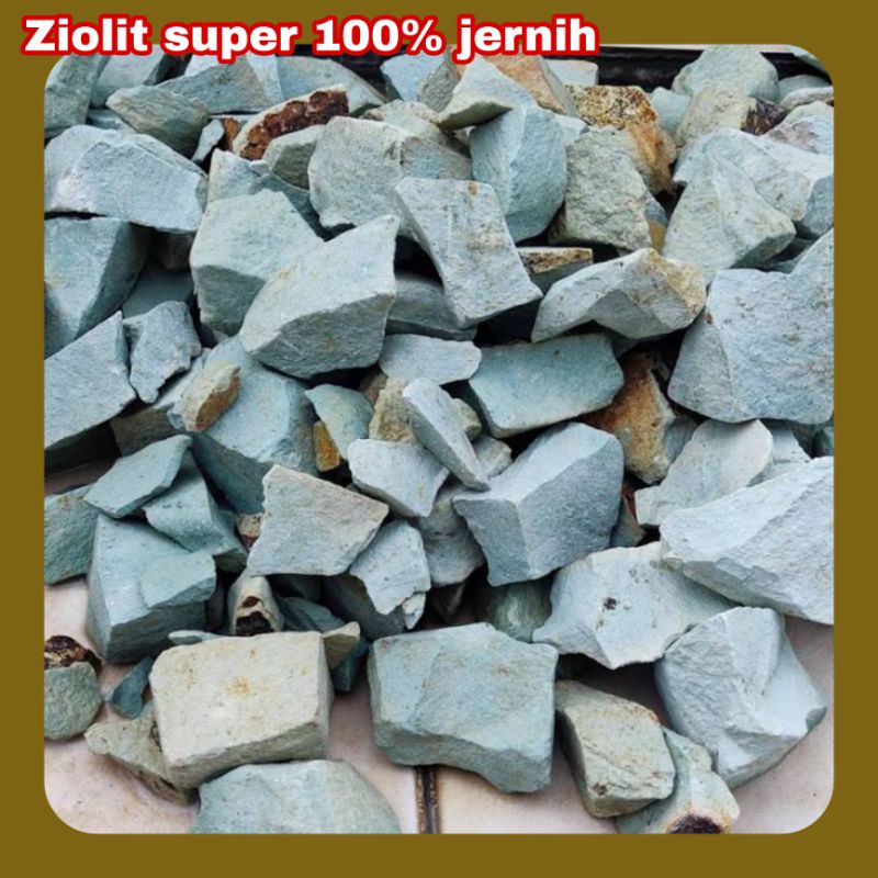 Batu ziolit Penjernih air kolam ziolite 1 kg top grade