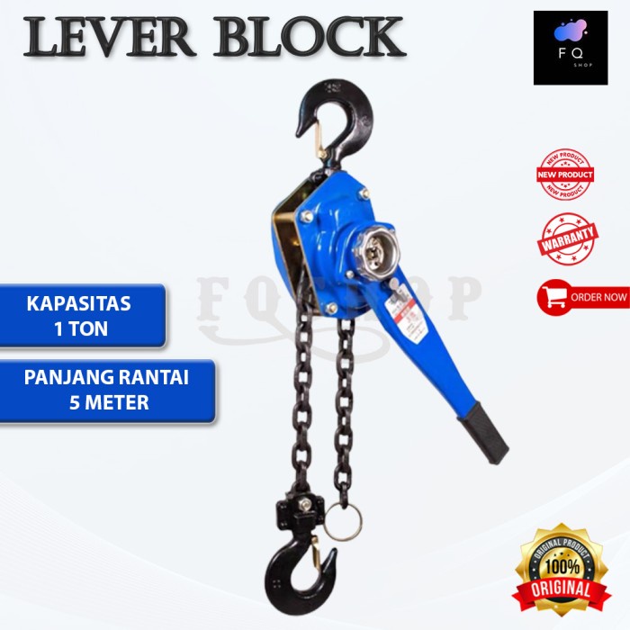 Lever Block / Kotrek Rantai / Lever Hoist 1,5 T X 5 M