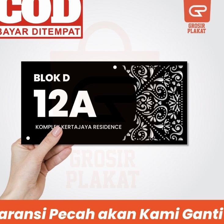 

Lebih Istimewa Papan Nomer Rumah Akrilik Huruf Timbul