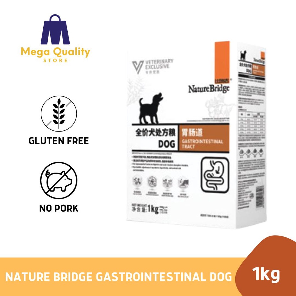 Nature Bridge Gastrointestinal Dog Food Freshpack 1kg