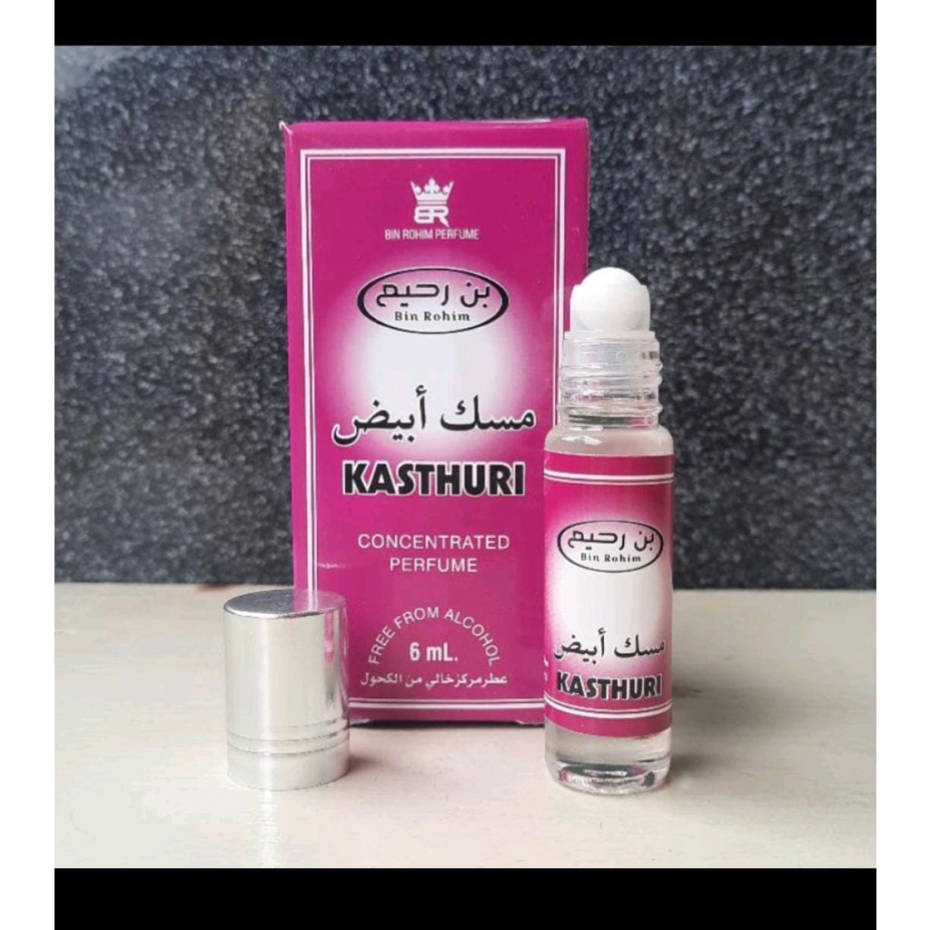 Parfum Dobha roll 6ml original KASTHURI PUTIH/ Parfum Arab Dobha ROLL 6 ml Original