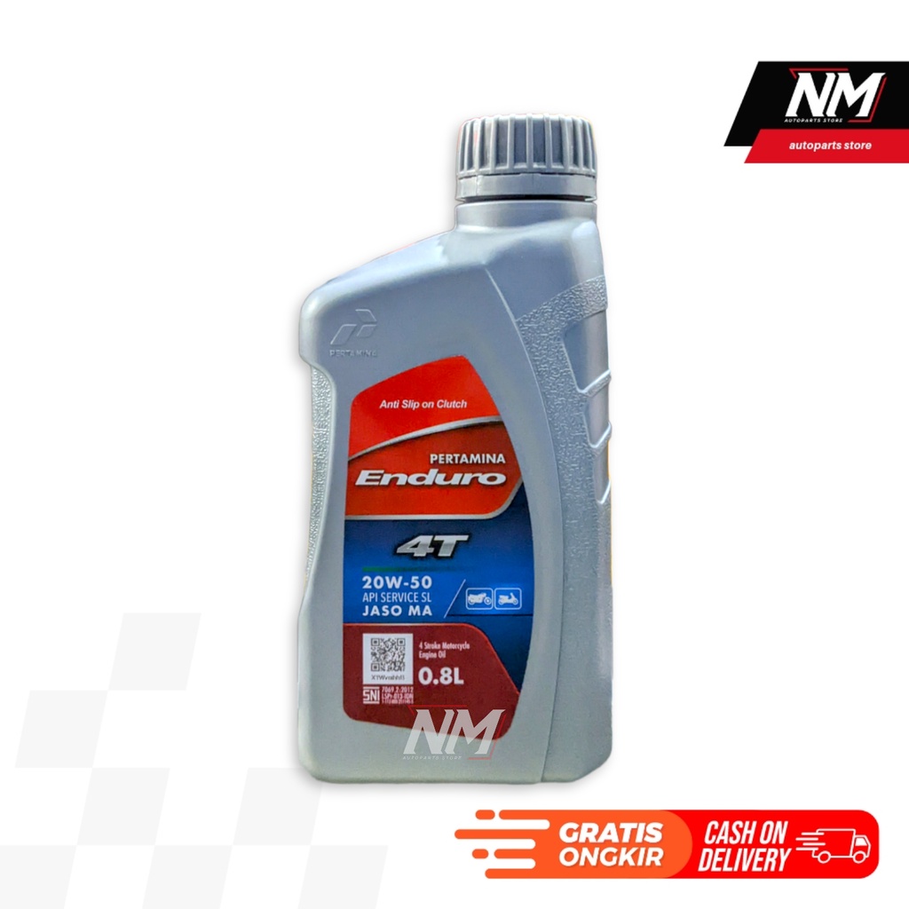 Oli Enduro 4T 800ml Pelumas Mesin Motor Bebek Pertamina