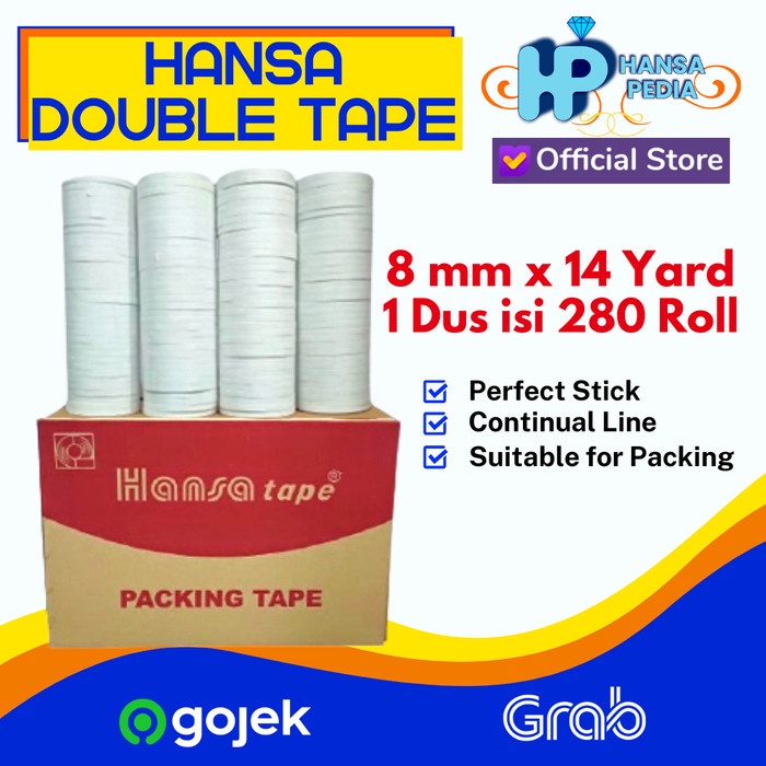 

double tape 8 mm isi 280 roll gosend