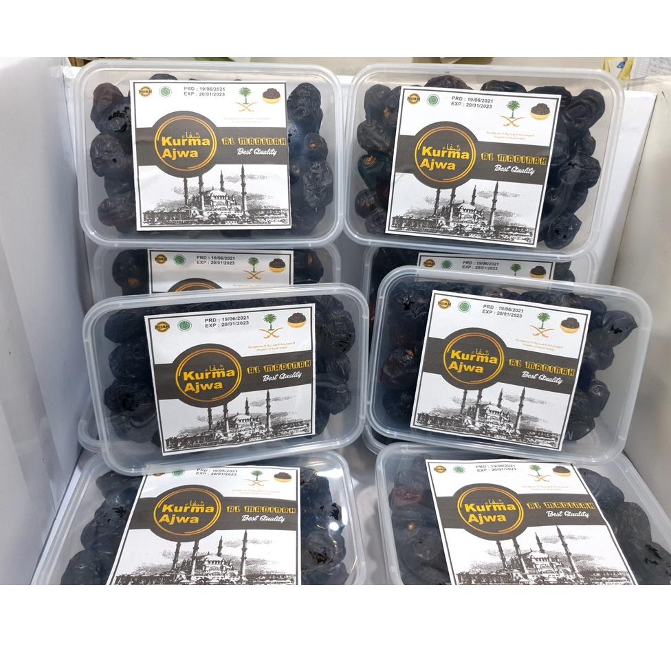 

[PRODUK BGAPM] Kurma Ajwa 500gr //AJWA premium| Kurma Nabi Asli Madinah - Best Quality IES
