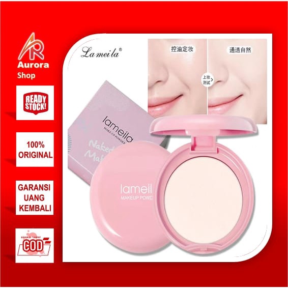 Lameila Bedak Padat Glowing Kontrol Minyak Dan Tahan Lama By Aurora 5046