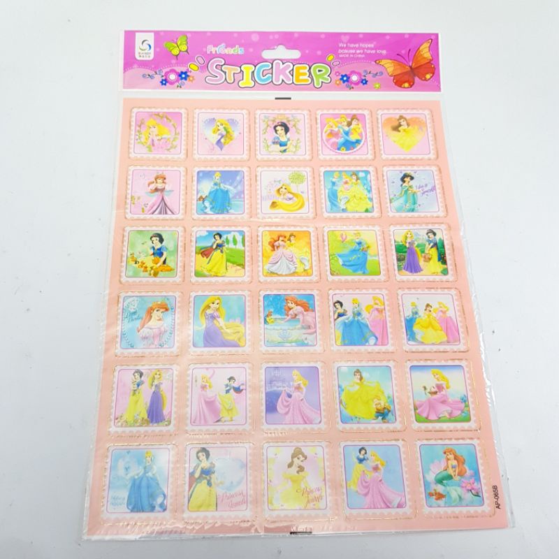 

Sticker Laser Princess Prangko