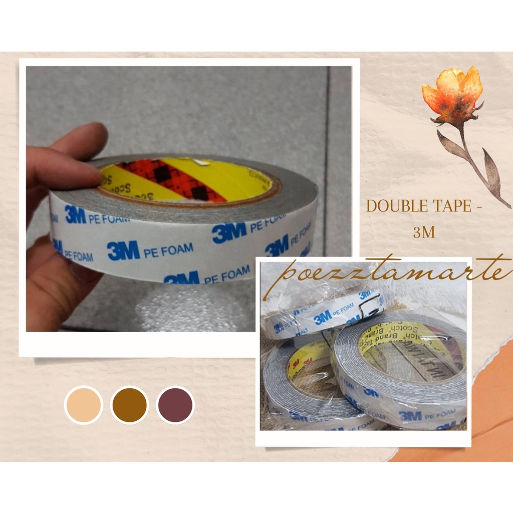 

Promo Double Tape 3M Pe Foam / Solasi Bolak Balik BB Busa