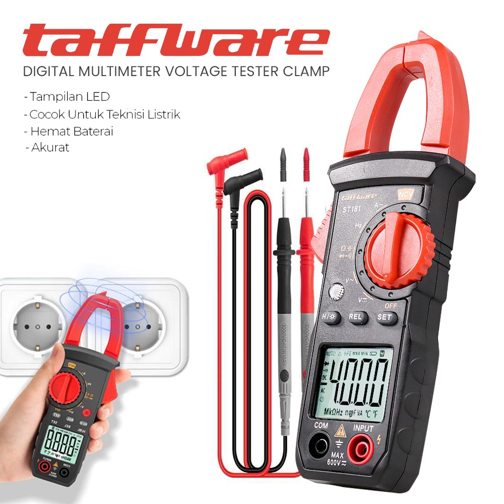 ANENG Taffware ST184 Digital Clamp Multimeter Temperature Probe