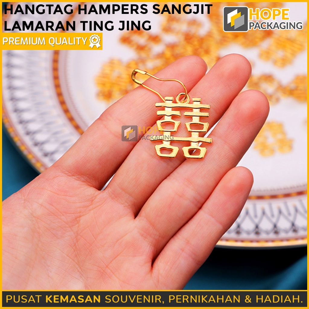 [ ISI 10 PCS ] Hangtag Hampers Sangjit + Peniti