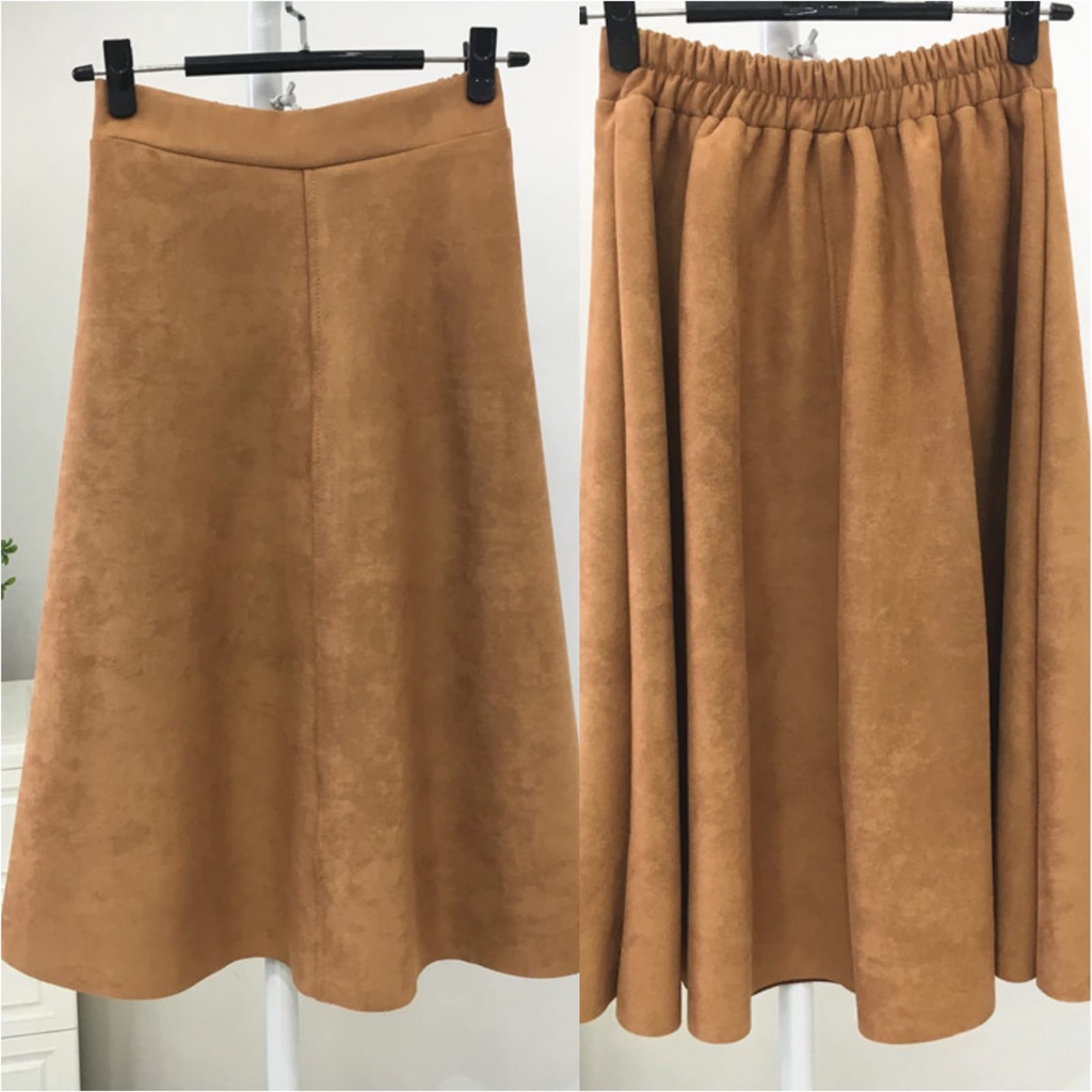 ALEEYA Rok Suede 7/8 / Samantha Midi Skirt Suede (2511)