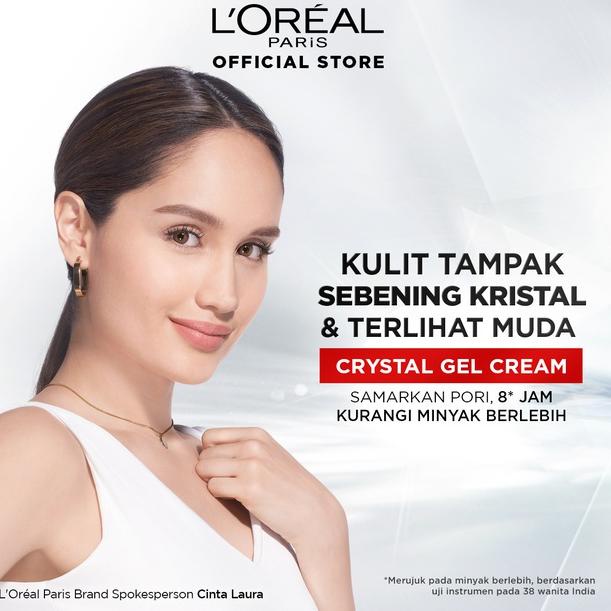 yws47 L'Oreal Paris Revitalift Crystal Gel Cream (Wajah tampak sebening kristal) - Skincare Loreal .