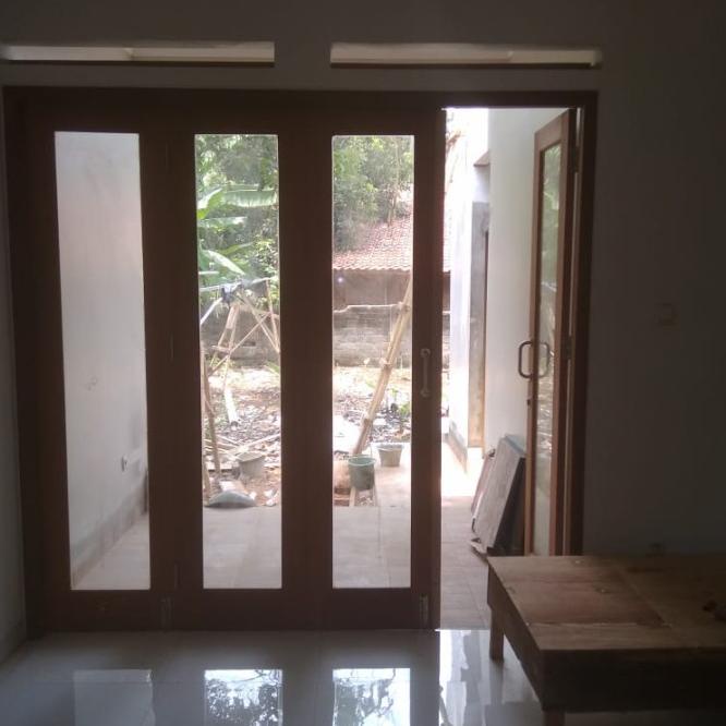 Rel Pintu Lipat Kayu 6 Daun Buka 3-3