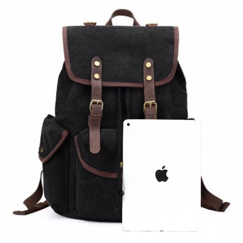 DISTRO Klub New Arrival - Tas Sekolah Canvas I Backpack Up To 15 Inch - Tas Pria Tas Wanita Laptop