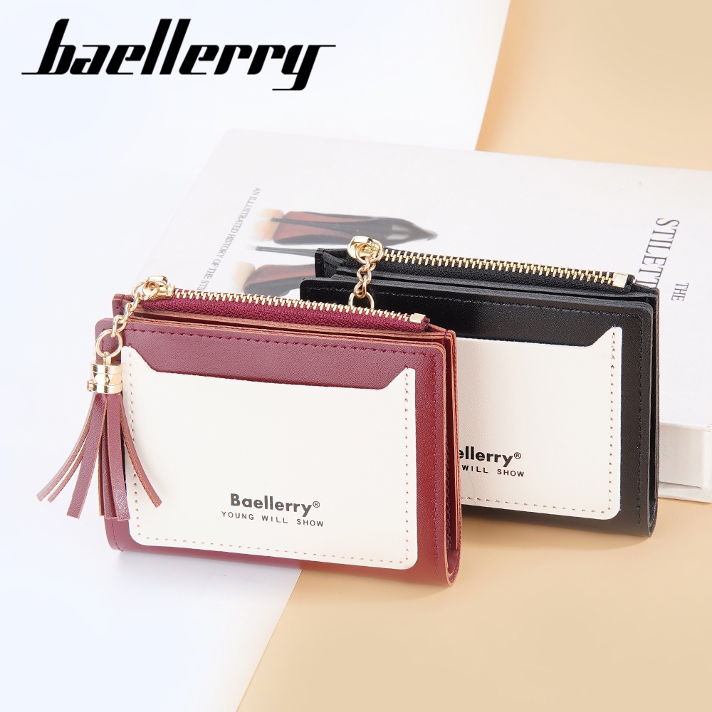 BAELLERRY N2380 Dompet Wanita Kecil Bahan Kulit PU Leather Premium WATCHKITE WKOS