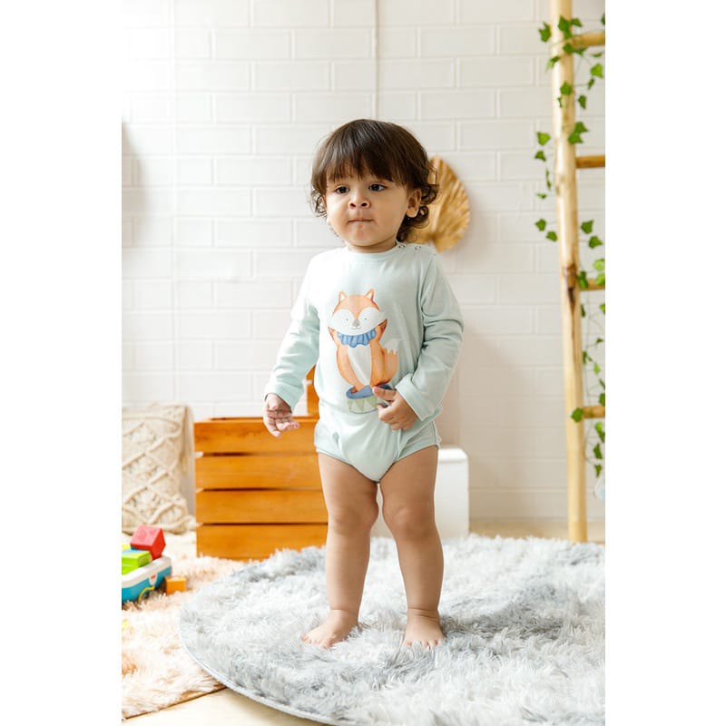 KOTTONVILLE HIDE ROMPER BAJU SETELAN ANAK BAYI ESSENTIALS HIDE ROMPER ISI 2 SIZE 0-2 TAHUN UNISEX