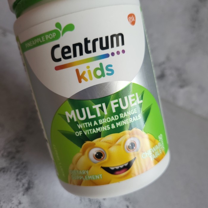 Centrum Kids brain fuel multi dha vitamin anak original chewable