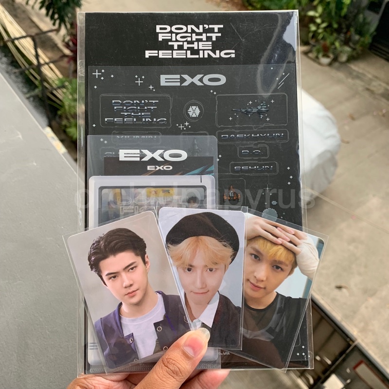 [BOOKED] Photocard Sehun EXO Ticket Deco Set DFTF Don’t Fight The Feeling