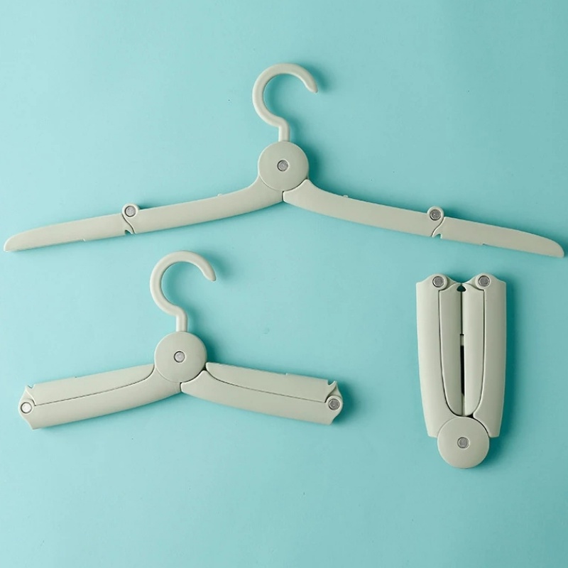 Travel Foldable Non-slip Hanger Gantungan Mini Teleskopik Portable Multifungsi Gantungan Pengeringan Windproof Anti-Selip Penyimpanan Pakaian Organizer