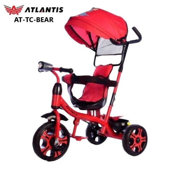 Sepeda Anak Roda 3 Tiga Tricycle Atlantis Bear Kursi Bisa Di Putar #Original