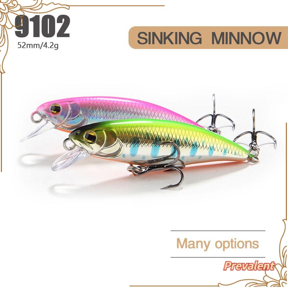 Preva Umpan Ikan Kecil Tenggelam 51mm/4.2g Tackle Striped bass Minnow Lures