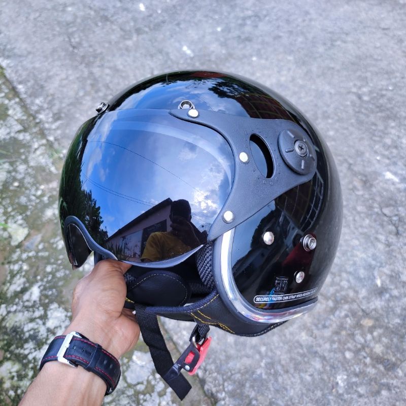 HELM PILOT ITALY KLASIK RETRO