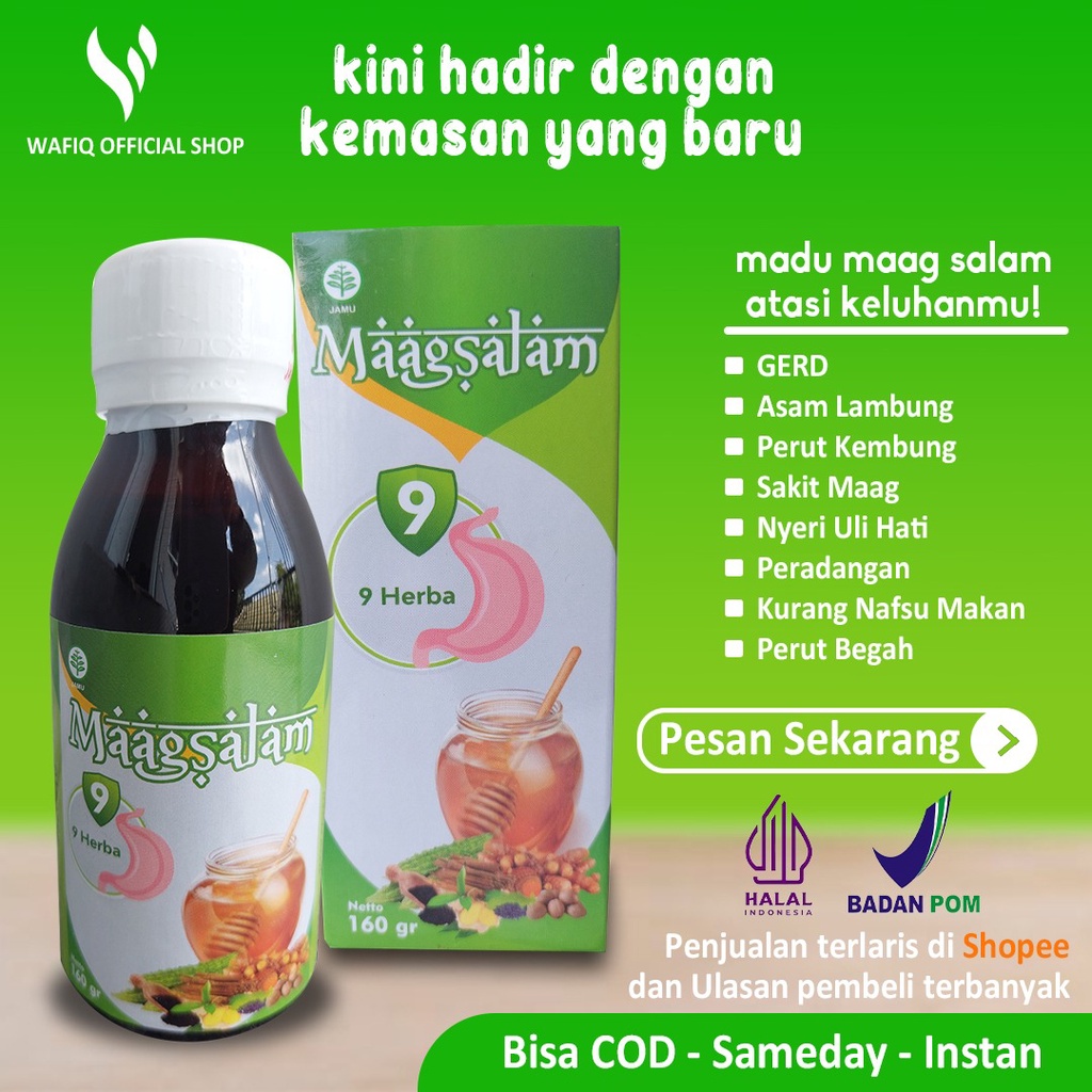 KEMASAN BARU MADU LAMBUNG MAAG SALAM HERBAL I MADU KUNING SEHAT LAMBUNG I OBAT MAAG SALAM I OBAT