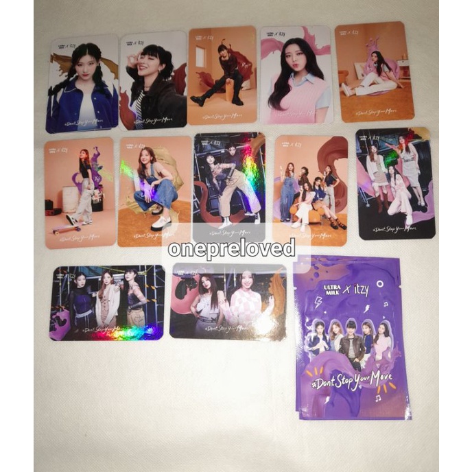 Jual Photocard Ultra Milk Itzy Pc Ryujin Chaeryeong Yeji Yuna Lia Shopee Indonesia